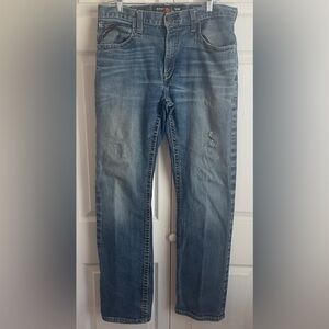 Ariat Men’s FR M5 Slim Straight Blue Jeans Size 35/33.5 Flame Resistance “Flaws”